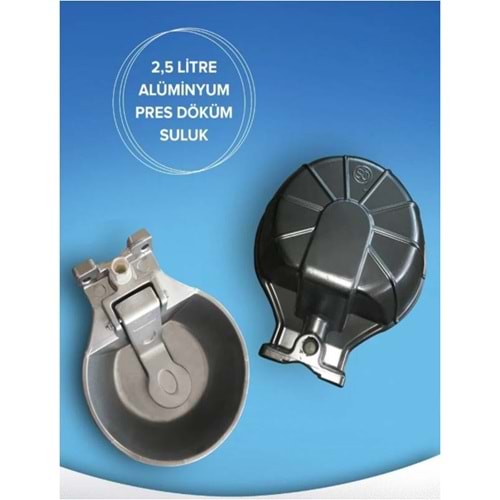 Suluk Aluminyum 2.5 Lt (Kırılmaz)