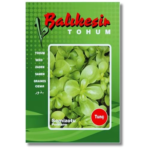 Balıkesir/Tunç Semizotu Tohumu 10 Gr