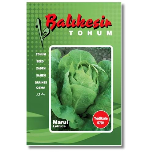 Balıkesir/Yedikule 5701 Marul Tohumu 10 Gr