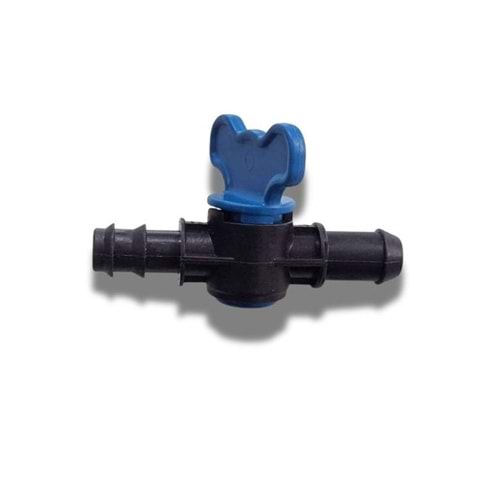 Mini Vana 16 mm Kurtağzı-Conta Çıkışlı (Mavi)