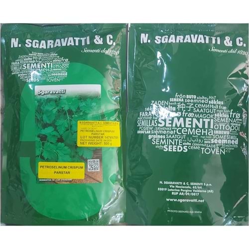N.Sgaravatti/Parstar Maydanoz Tohumu 500 Gr