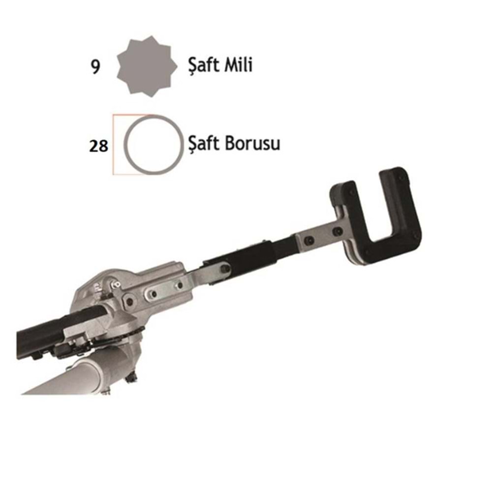 Silkeleme Aparatı 28 mm 9 Diş Komple