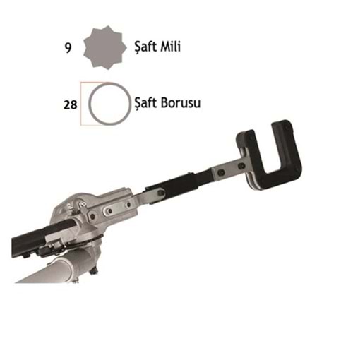 Silkeleme Aparatı 28 mm 9 Diş Komple
